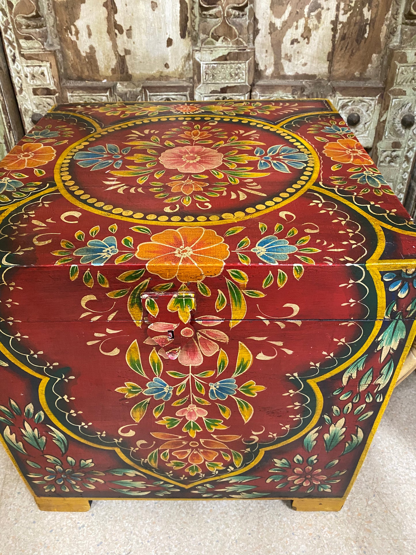 Jodhpur Painted Storage Box