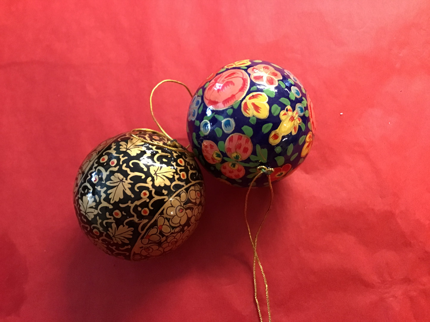 Hand painted decorative ball